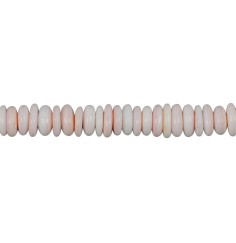 Heilstein & Edelstein-Strang - Button, Perlmutt (rosa), 03 x 08mm