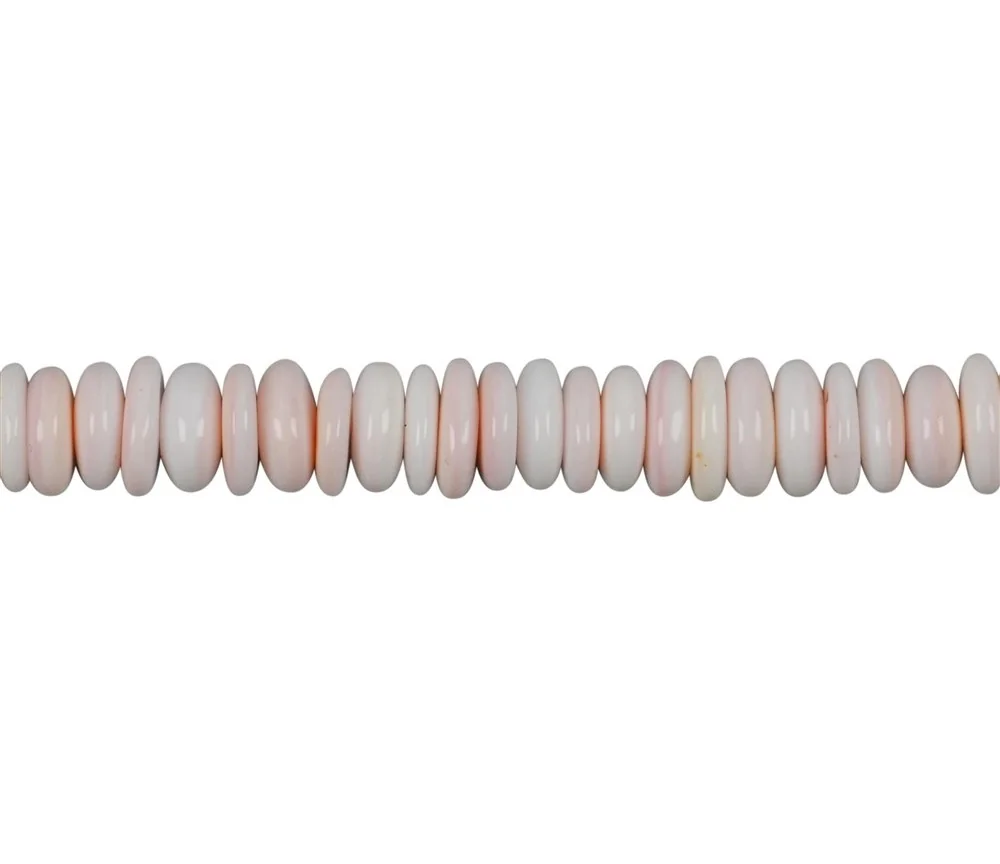 Heilstein & Edelstein-Strang - Button, Perlmutt (rosa), 03 x 08mm