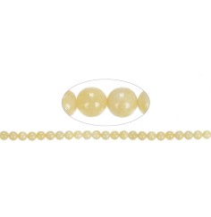 Heilstein & Edelstein-Strang - Kugeln, Heliodor, 08mm