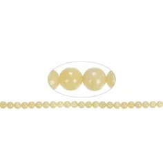 Heilstein & Edelstein-Strang - Kugeln, Heliodor, 08mm