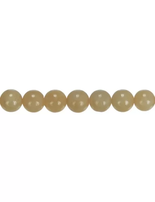 Heilstein & Edelstein-Strang - Kugeln, Heliodor, 10mm