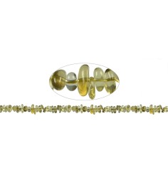 Heilstein & Edelstein-Strang - Splitter, Limonenquarz (gebr.), 03-05 x 05-10mm