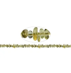 Heilstein & Edelstein-Strang - Splitter, Limonenquarz (gebr.), 03-05 x 05-10mm