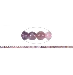 Heilstein & Edelstein-Strang - Kugeln, Turmalin (rosa), 04,0 - 04,5mm (39cm)