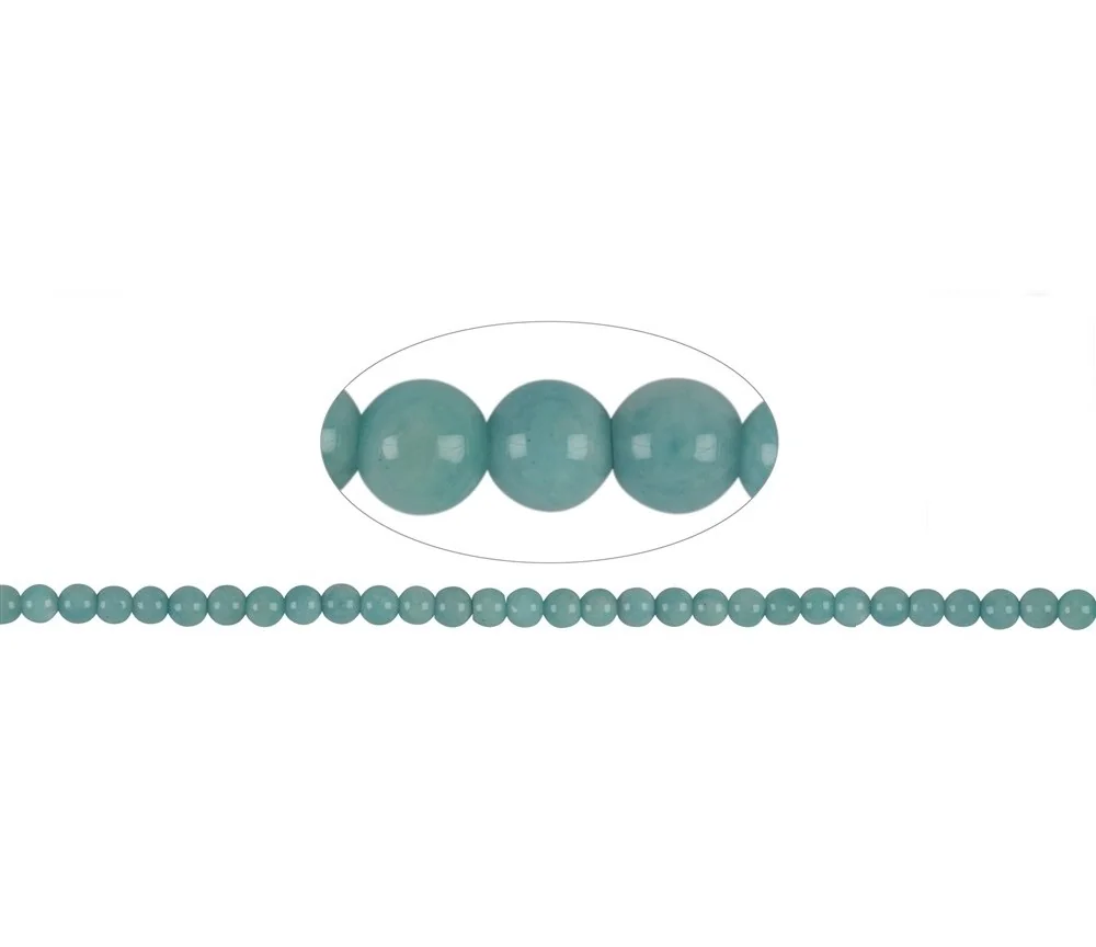 Heilstein & Edelstein-Strang - Kugeln, Amazonit (hell) AA, 06mm