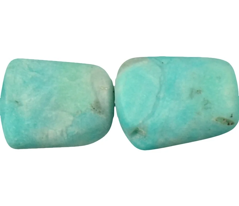 Heilstein & Edelstein-Strang - Nuggets Trapez , Amazonit A, matt, 28 - 33mm