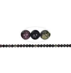 Heilstein & Edelstein-Strang - Kugeln, Stichtit in Matrix, 08mm