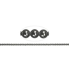 Heilstein & Edelstein-Strang - Kugeln, Hämatin, 04mm