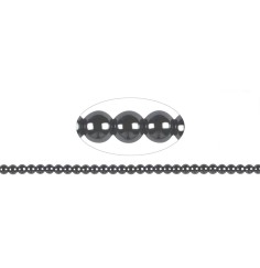 Heilstein & Edelstein-Strang - Kugeln, Hämatin, 06mm