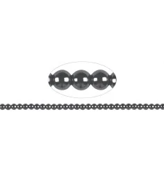 Heilstein & Edelstein-Strang - Kugeln, Hämatin, 06mm