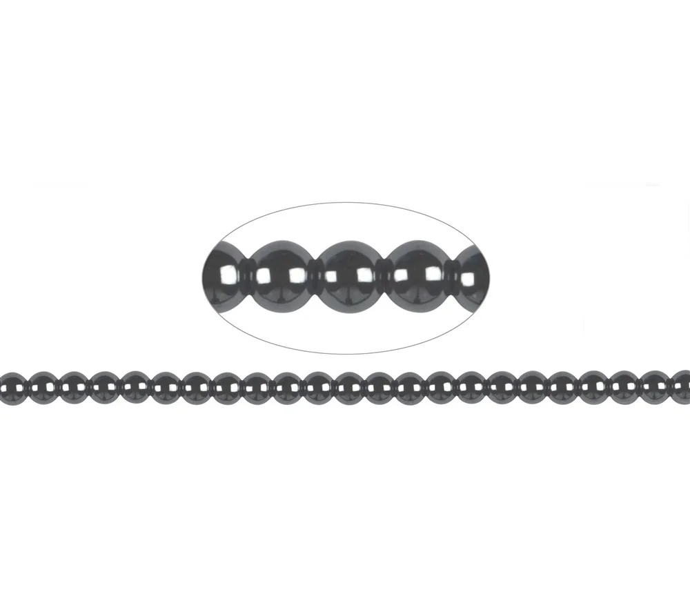 Heilstein & Edelstein-Strang - Kugeln, Hämatin, 08mm