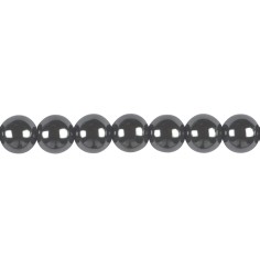 Heilstein & Edelstein-Strang - Kugeln, Hämatin, 10mm