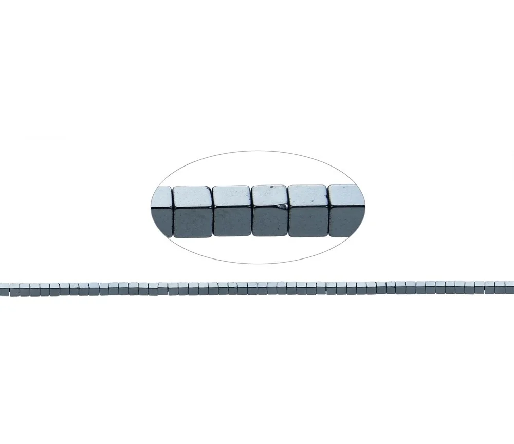 Heilstein & Edelstein-Strang - Würfel, Hämatin, 03 x 03mm