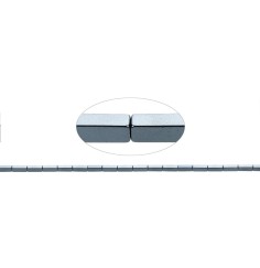 Heilstein & Edelstein-Strang - Quader, Hämatin, 09 x 03 x 03mm