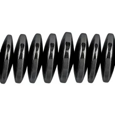 Heilstein & Edelstein-Strang - Button, Hämatin, 03 x 12mm