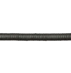 Heilstein & Edelstein-Strang - Zylinder (Heishi), Hämatin matt, 04 x 01mm