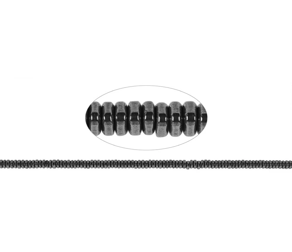 Heilstein & Edelstein-Strang - Dreieck flach, Hämatin, 03mm