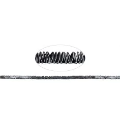 Heilstein & Edelstein-Strang - Dreieck flach, Hämatin, 03mm