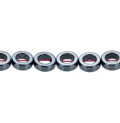 Heilstein & Edelstein-Strang - Ringe, Hämatin, 12mm