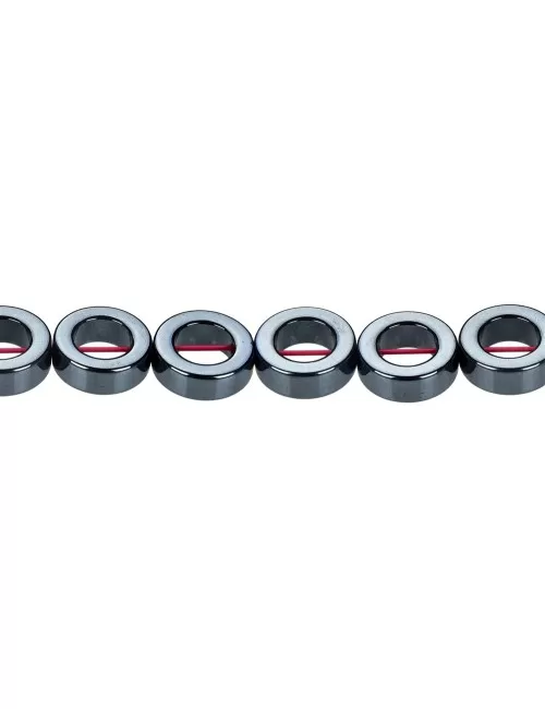 Heilstein & Edelstein-Strang - Ringe, Hämatin, 12mm