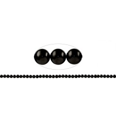 Heilstein & Edelstein-Strang - Kugeln, Schungit (stab.), 04mm