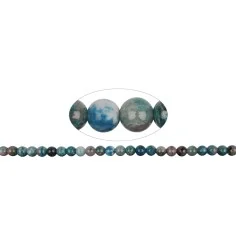 Heilstein & Edelstein-Strang - Kugeln, Shattuckit, 06 - 07mm (42cm)