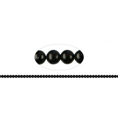 Heilstein & Edelstein-Strang - Kugeln, Spinell (schwarz), 01,75mm