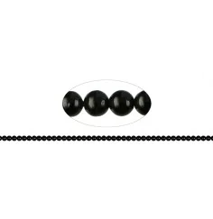 Heilstein & Edelstein-Strang - Kugeln, Spinell (schwarz), 01,75mm