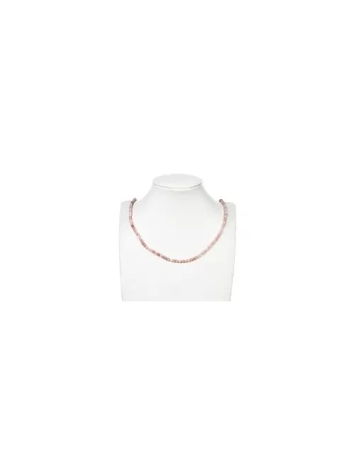 Heilstein & Edelstein-Strang - Kugeln, Andenopal (pink), matt, 04mm