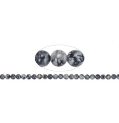 Heilstein & Edelstein-Strang - Kugeln, Pinolith, 08 - 09mm