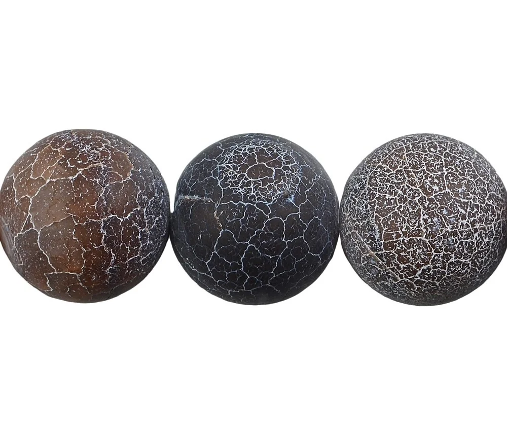 Heilstein & Edelstein-Strang - Kugeln, Achat (Schlangenachat) braun (gef.), matt, 20mm