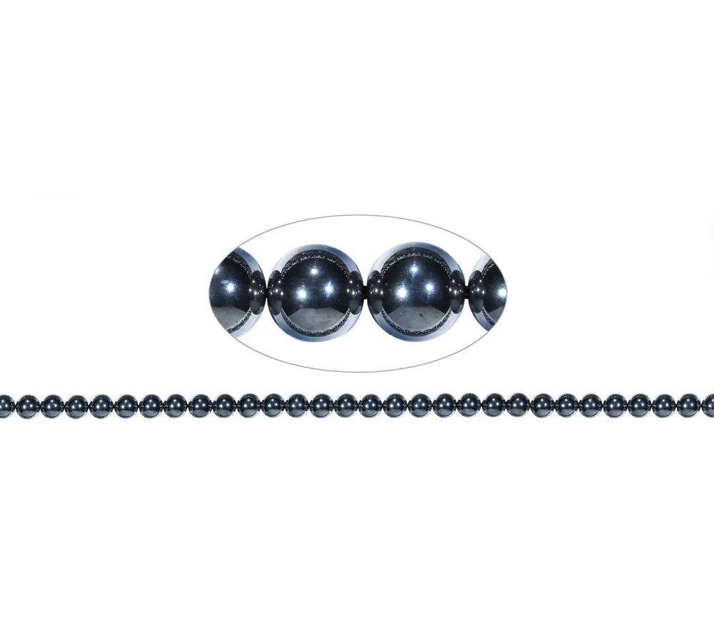 Heilstein & Edelstein-Strang - Kugeln, Silizium (synt.), 04mm