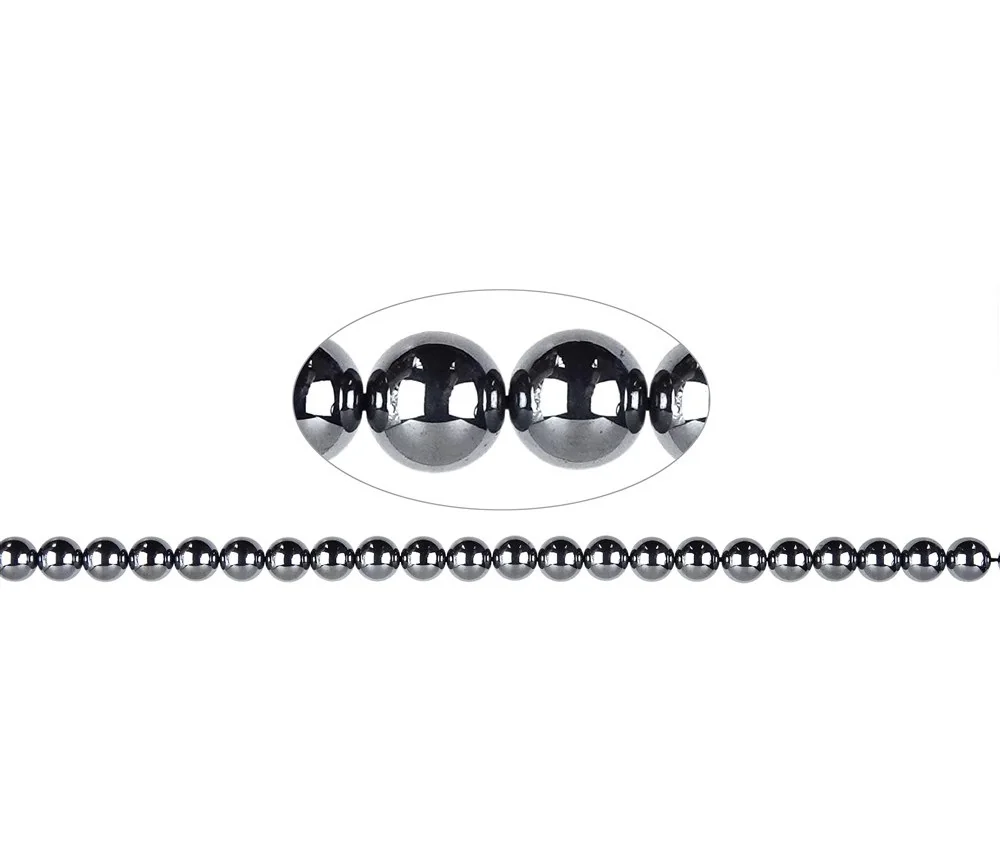 Heilstein & Edelstein-Strang - Kugeln, Silizium (synt.), 08mm