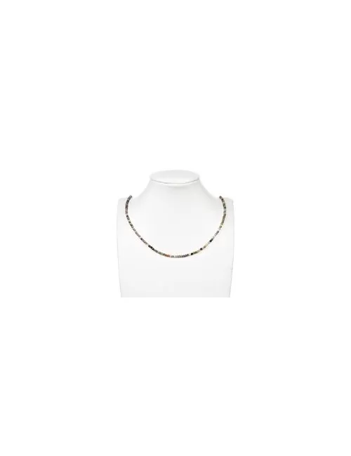 Heilstein & Edelstein-Strang - Kugeln, Cubic Zirkonia bunt (synt.), facettiert, 02,5mm (38cm)