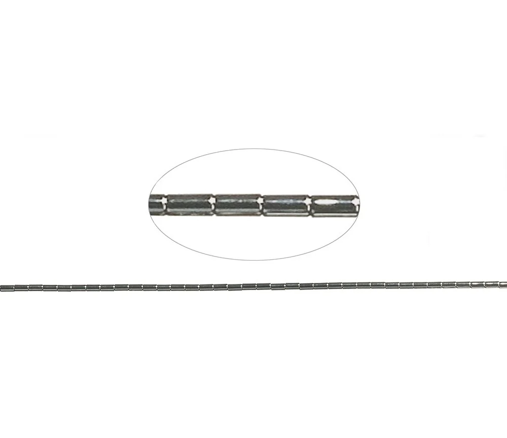 Heilstein & Edelstein-Strang - Zylinder, Hämatin, 04 x 02mm- 3er Pack