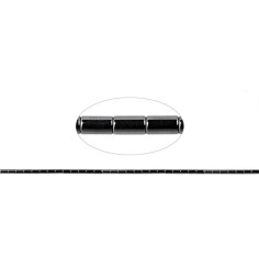 Heilstein & Edelstein-Strang - Zylinder, Hämatin, 05 x 03mm- 3er Pack