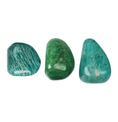 Trommelsteine - Amazonit - dunkel- 1,5 - 2,0cm - M - 500gr Beutel