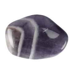 Trommelsteine - Amethyst - Chevron, rund- 3,0 - 4,5cm - XL - 500gr Beutel