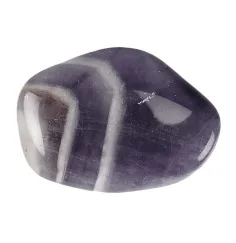 Trommelsteine - Amethyst - Chevron, rund- 3,0 - 4,5cm - XL - 500gr Beutel