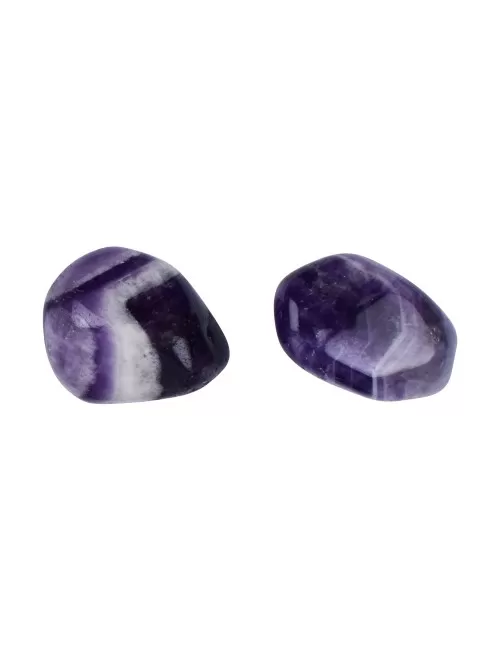 Trommelsteine - Amethyst - Chevron