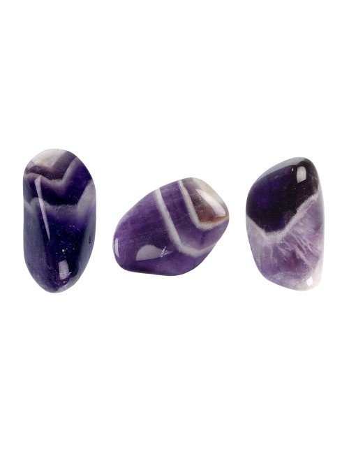 Trommelsteine - Amethyst - Chevron