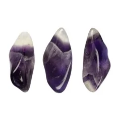 Trommelsteine - Amethyst - Chevron, lang- 2,5 - 3,5cm - M - 500gr Beutel