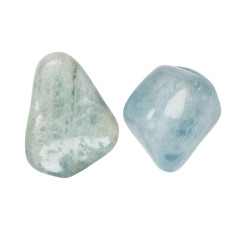 Trommelsteine - Aquamarin, 2,5 - 3,0cm - L - 500gr Beutel