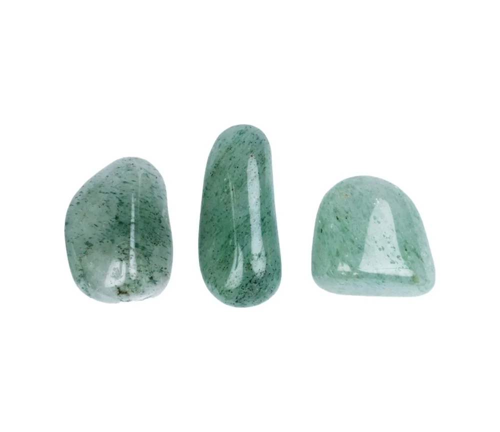 Trommelsteine - Aventurin - hell- 1,7 - 2,5cm - M - 500gr Beutel