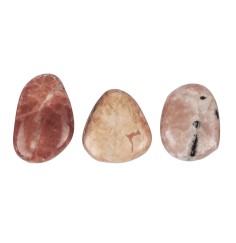 Trommelsteine - Baryt, 1,8 - 2,6cm - M- flach- 500gr Beutel