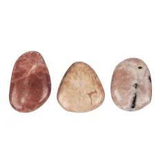 Trommelsteine - Baryt, 1,8 - 2,6cm - M- flach- 500gr Beutel