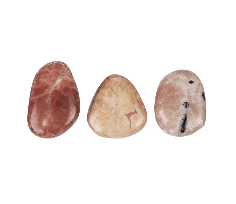 Trommelsteine - Baryt, 1,8 - 2,6cm - M- flach- 500gr Beutel