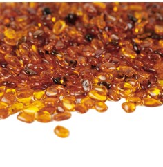 Trommelsteine - Bernstein - cognac- 0,3 - 0,5cm - B3 - 500gr Beutel