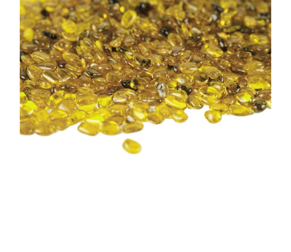 Trommelsteine - Bernstein - gelb- 0,2 - 0,4cm - C1 - 500gr Beutel
