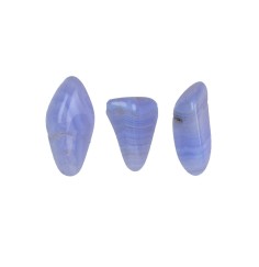 Trommelsteine - Chalcedon - blau- 1,5 - 3,0cm - M - 500gr Beutel